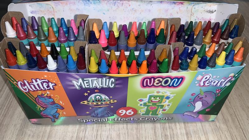Crayola Special Effects Crayons Assorted 96/Pack (BIN523453), 1