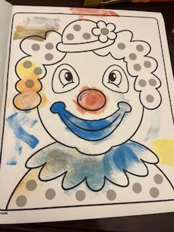 Fingerprint Crayola No Mess Finger Paint Crayola Color Wonder