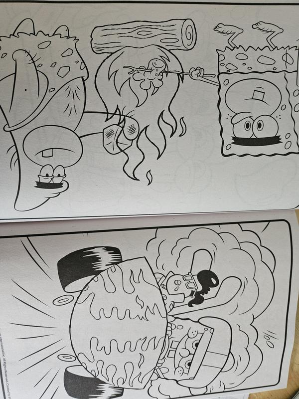 Spongebob Coloring Book For Adults: High quality illustrations set