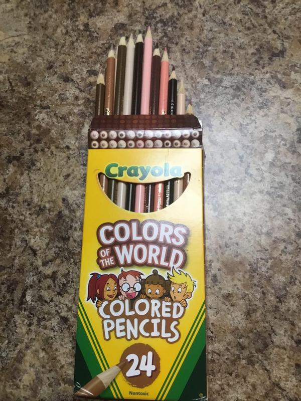 24 marqueurs - Couleurs du monde Crayola feutres crayons pencils markers  peau skin tones tons ethnie inclusion