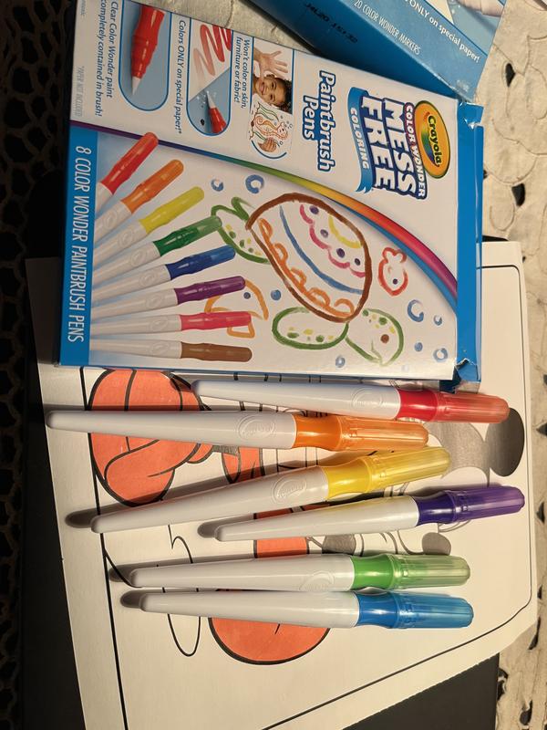 Paint Crayola Magic Markers Mess Free Crayola Colour Wonder Magic Light  Brush Set Smyths Toys UK