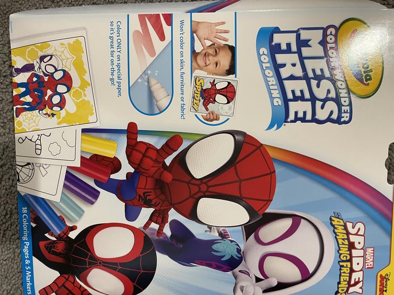 Color Wonder Spiderman Activity Pad, Crayola.com