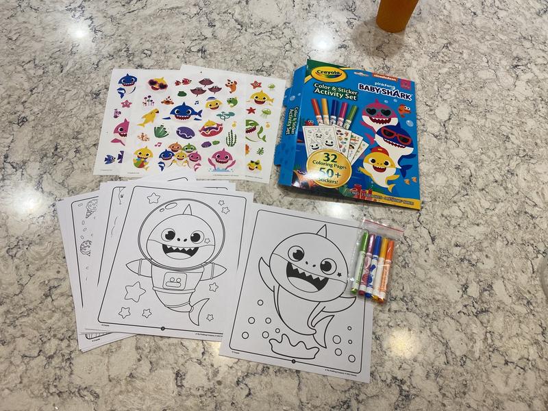 Crayola Bluey Color and Sticker Activity Set with Pipsqueak Markers, Ages  3+