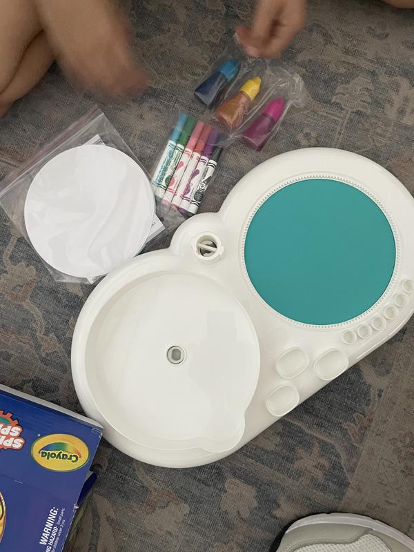 Creative Kids Spin & Paint Art Kit Pro - Advanced Spinning Art Station