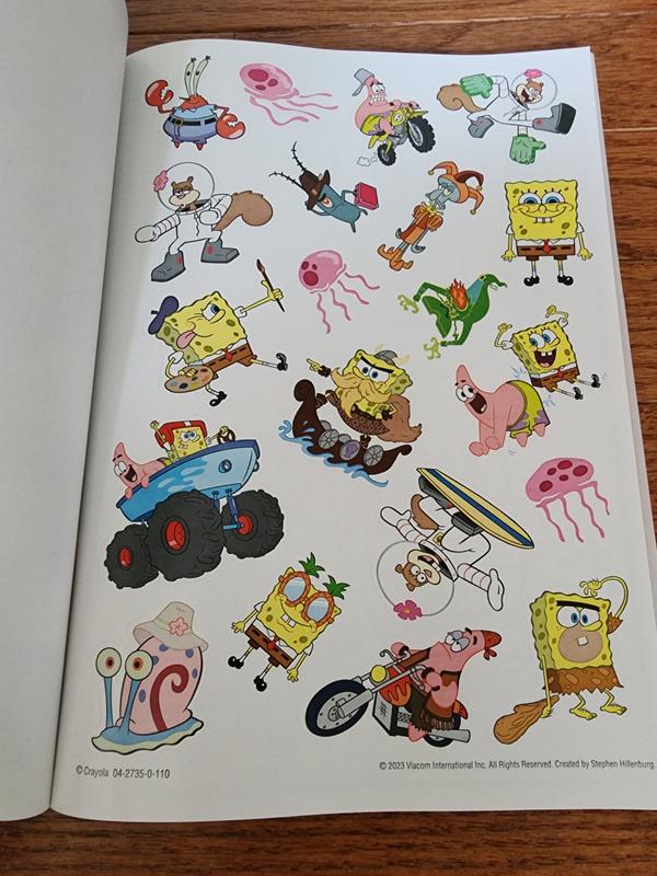 Spongebob Coloring Book & Sticker Sheet