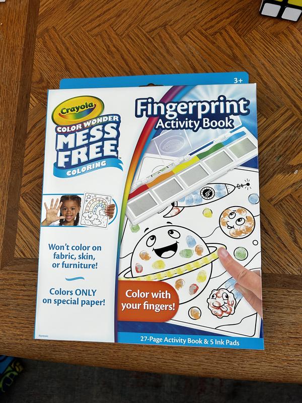 Color Wonder Finger Painting Activity Book Crayola