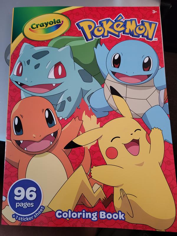 CRAYOLA Pokemon, 96 Pages Coloring Book