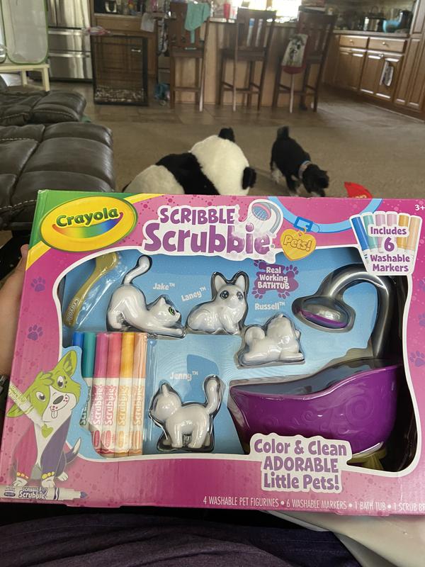 Crayola Scribble Scrubbies Pets Scrub Tub Playset by CRAYOLA