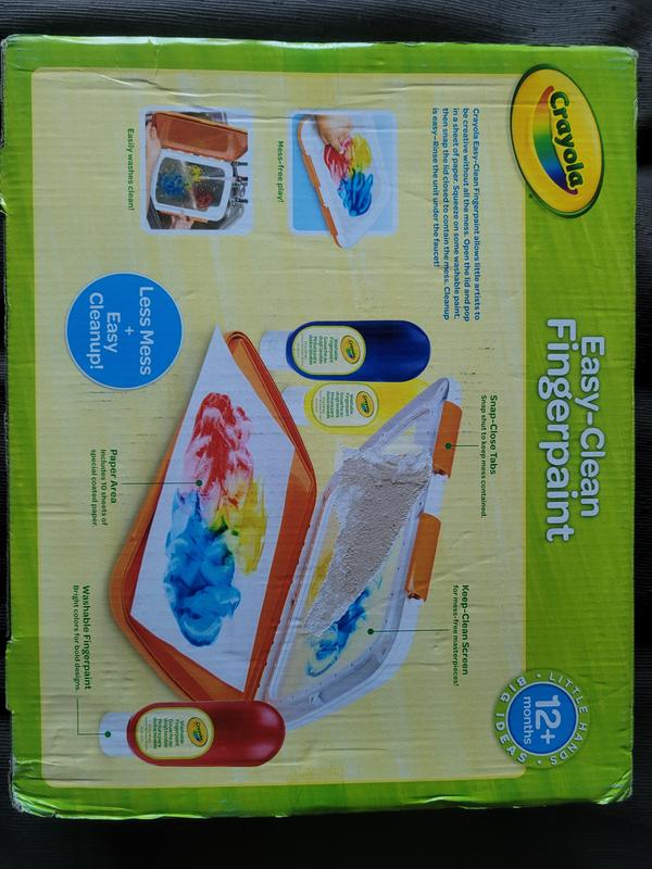 Crayola Easy Clean Finger Paint Station