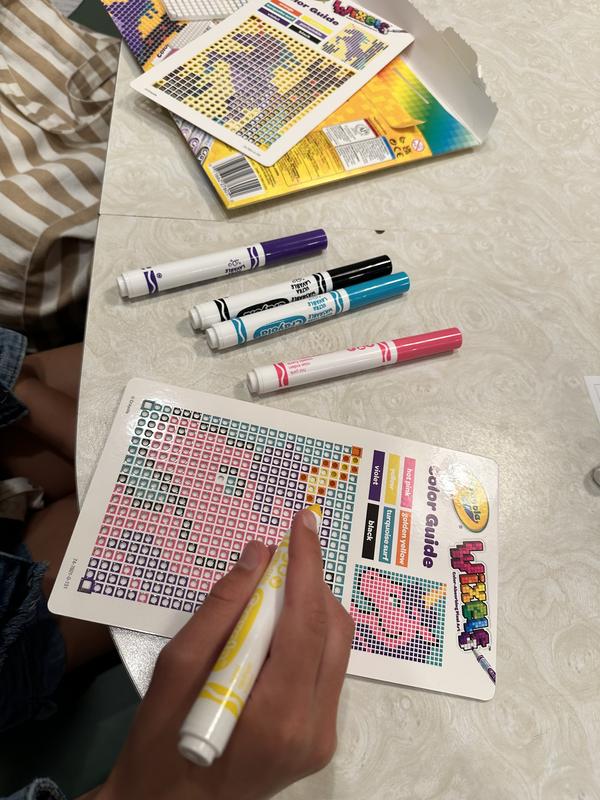 Crayola on Instagram: 🦄 Crayola Wixels is a fun, innovative way for kids  to create colorful pixel art while inspiring their imagination and  creativity. When coloring, capillary action allows marker ink to