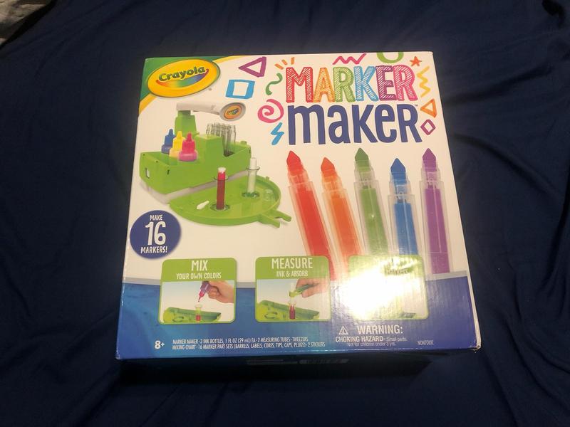 Crayola DIY Marker Maker Washable Markers Set 25 Pieces, Child Ages 8+