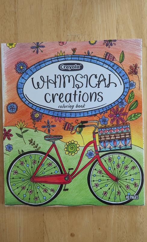 Crayola Whimsical Escapes Adult Coloring Book - 80 Page Relaxing Art Activity With Terry Runyan Designs