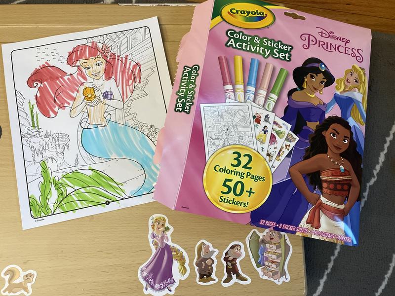 Disney Princess Coloring and Activity Kit - Bundle with Disney Princess  Coloring Book, Stickers, Paint, Activities, and More