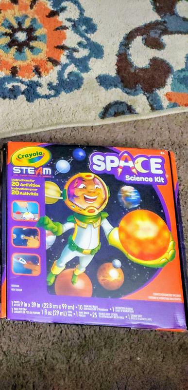 Crayola STEAM Solar System Science Kit, Educational Toy, Gift for Kids,  Ages 7, 8, 9, 10