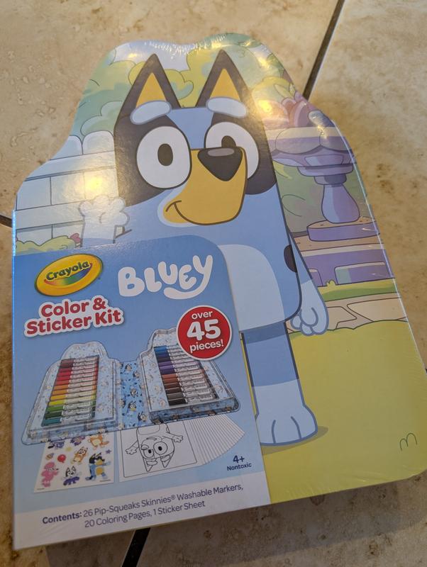 Bluey Color & Activity Art Kit for Kids | Crayola Bluey Color & Activity Art Kit for Kids | Crayola