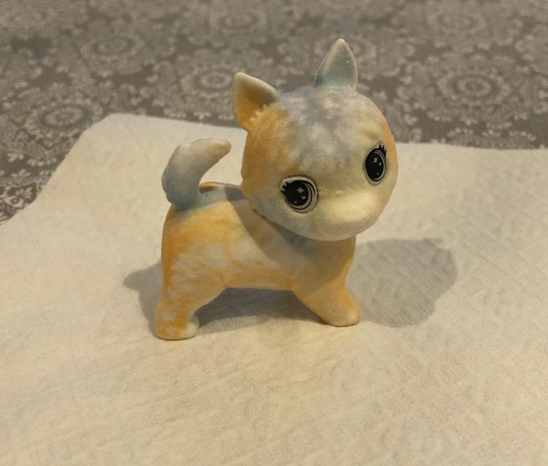 Colour remained after soaking and scrubbing with dish soap