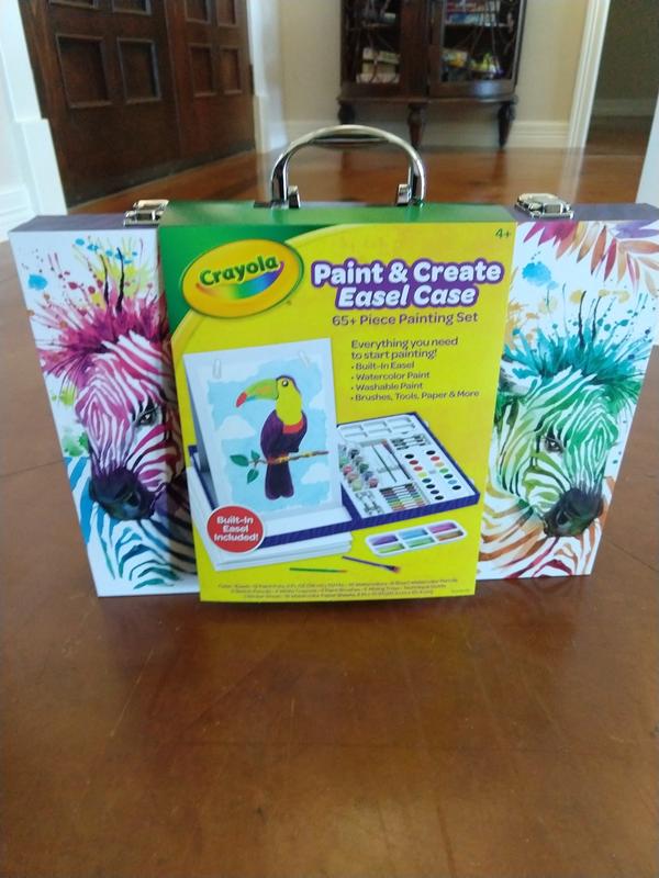  Crayola Table Top Easel & Art Kit (65 Pcs), Kids Painting Set,  Gifts for Kids, Ages 4+ : Toys & Games