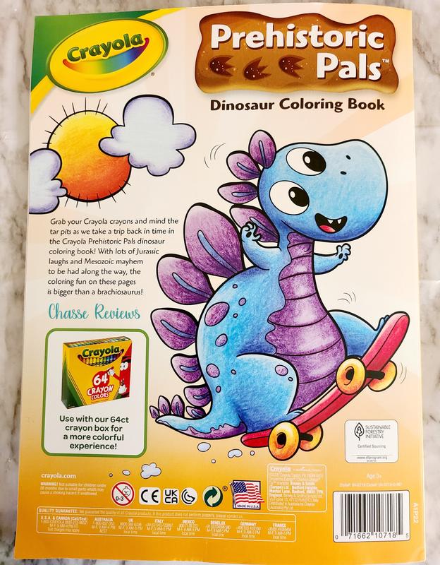 Crayola Color Wonder Prehistoric Pals Coloring Set, Art Kit for