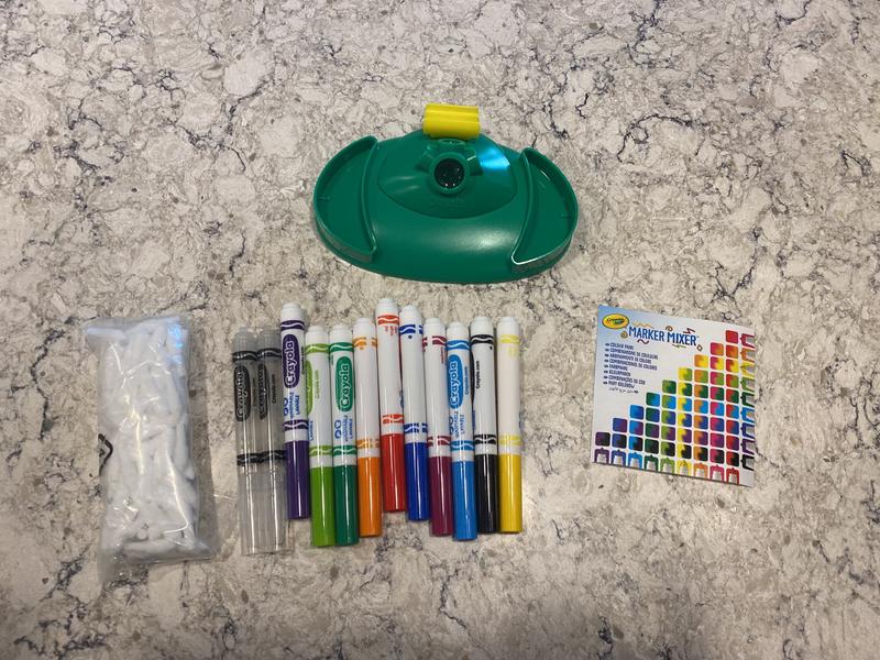 Crayola Marker Mixer Art Kit, Washable Marker Set, Easy Craft Kit for Kids,  Gift for Kids Age 6+