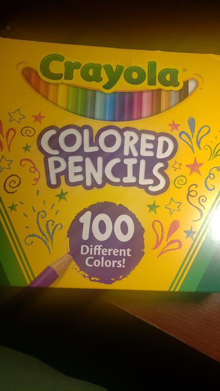 Crayola Colored Pencils Assorted Colors Set Of 100 Pencils