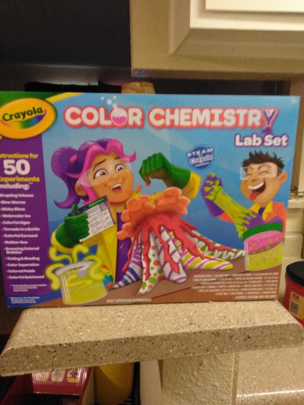  Crayola Color Chemistry Set (50 Experiments), Science Kit For  Kids, STEM Toy for Kids, Holiday Gift for Teens, Ages 7, 8, 9, 10 : Toys &  Games