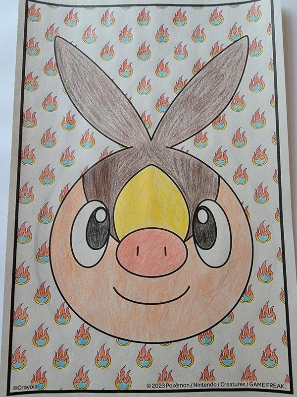 Pokémon Coloring Book with Stickers, 96 Pages, Crayola.com