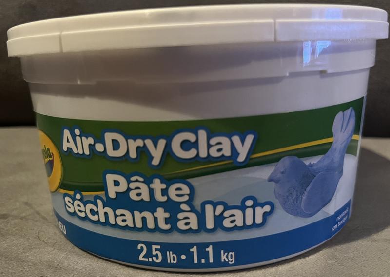 Crayola Air Dry Clay Resealable Bucket - White 2.5 lb
