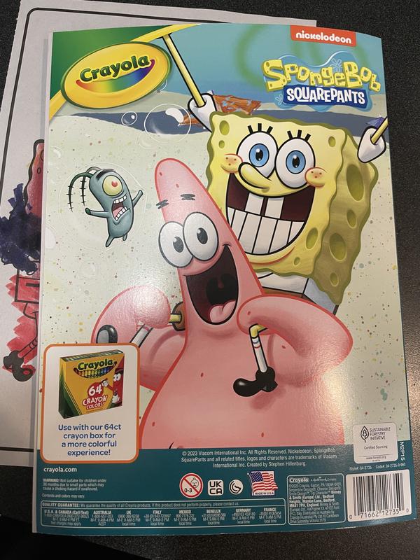 Crayola Spongebob SquarePants 96 Page Coloring Book