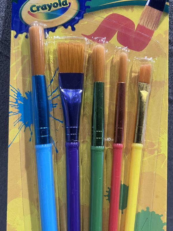 Crayola 8 Count Art & Craft Brush Set - Blister Pack