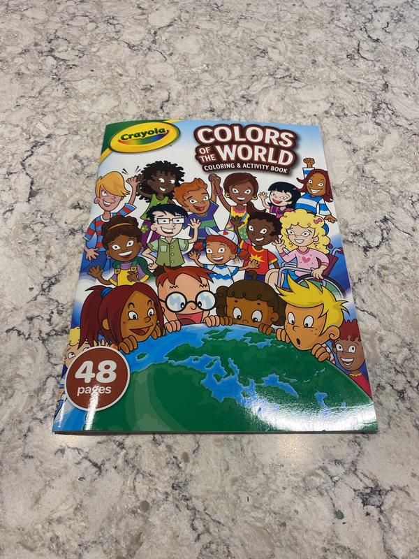 CRAYOLA Colours of the World - Album Activity & Coloring, 48 Coloring Pages  and Educational Activities, 25-0717
