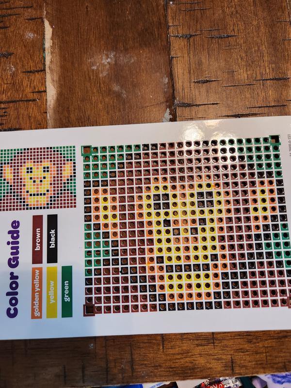 Let's try a Wixels kit from @crayola - follow the pattern, reuse