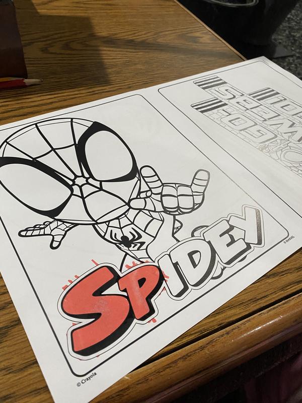 Color Wonder Spiderman Coloring Pages | Crayola