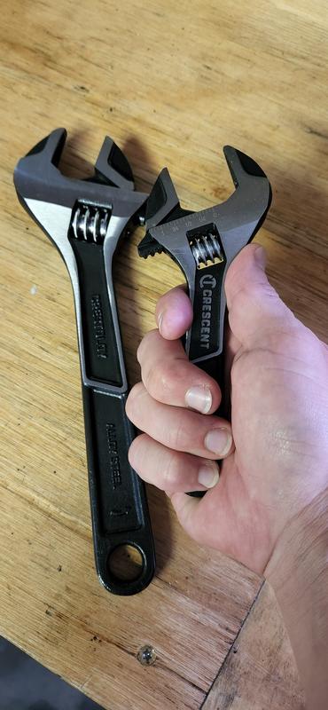 2 Piece Wide Jaw Adjustable Wrench Set 6