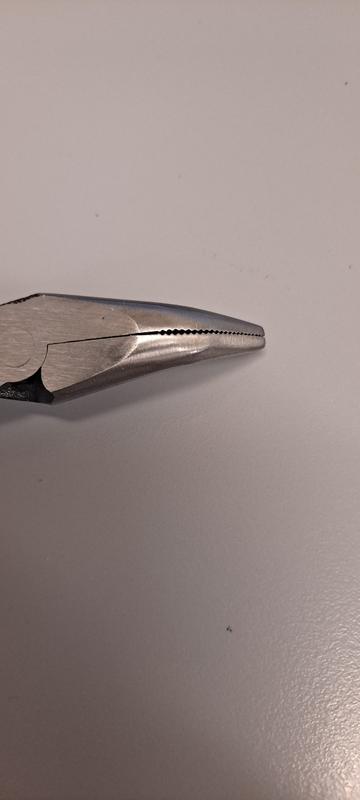 Amtech Mini Bent Nose Plier With Spring