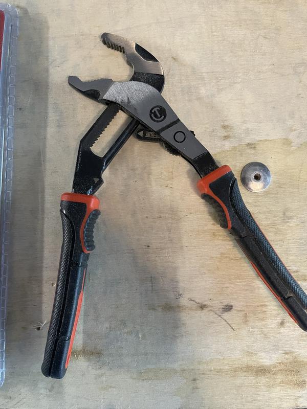 Crescent Z2 Auto-Bite 6 in. V-Jaw Tongue and Groove Dual Material Grip  Pliers With Quick Adjust Jaws RTAB6CG - The Home Depot