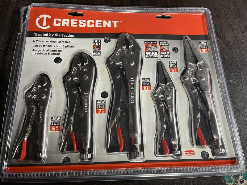 Color Coded 5-Piece Plier Set