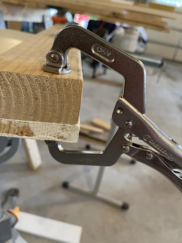 2x4 with 1/2” pine board.