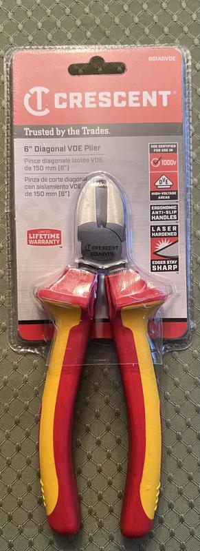 Crescent 6" Diagonal VDE Pliers - Insulated For Electrical Work - View #9