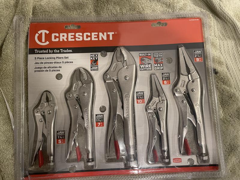Crescent CLP5SETN 5-Piece Locking Plier Set