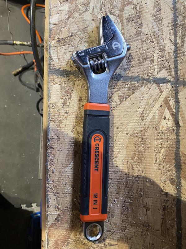 12 Adjustable Wrench with Quick Fit Jaw