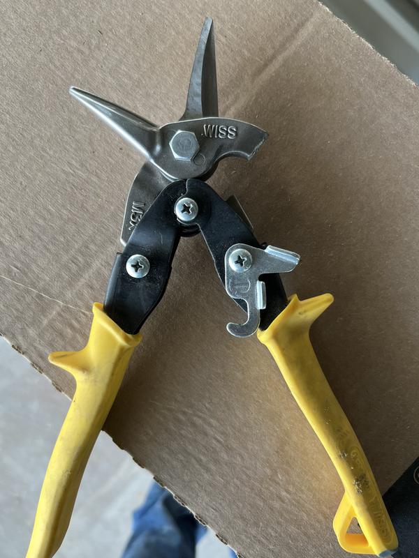 Wiss 9-3/4 in. Compound Action Straight, Left, and Right Cut Aviation Snips  M3R - The Home Depot