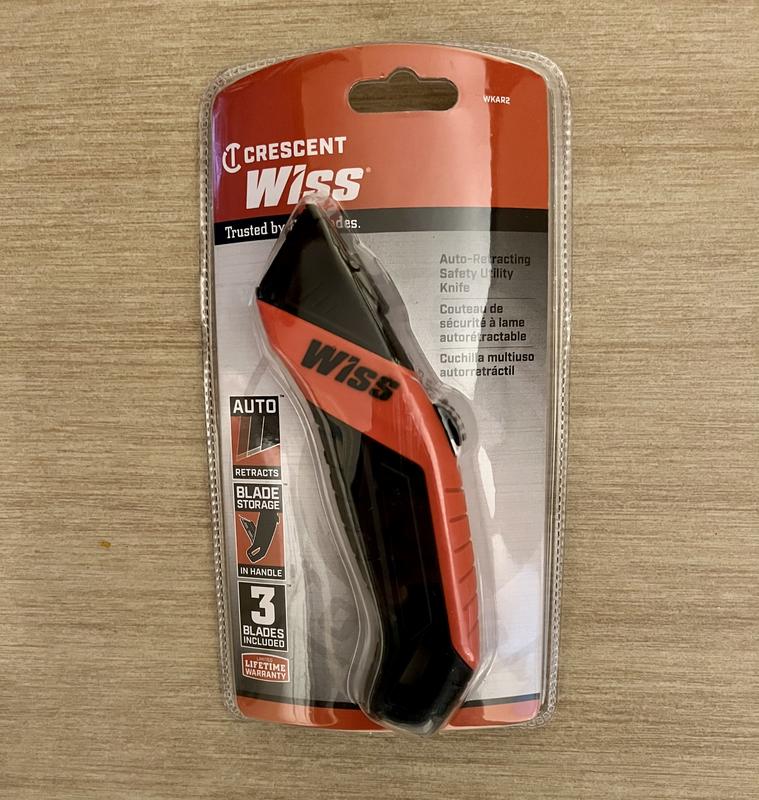 Wiss Auto-Retracting Safety Utility Knife WKAR2 - The Home Depot