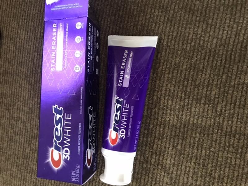 Crest 3D White Stain Eraser Teeth Toothpaste, Polishing Mint, 3.1 oz | Meijer