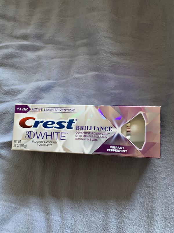 Crest 3D White Brilliance Toothpaste, Vibrant Peppermint | Crest