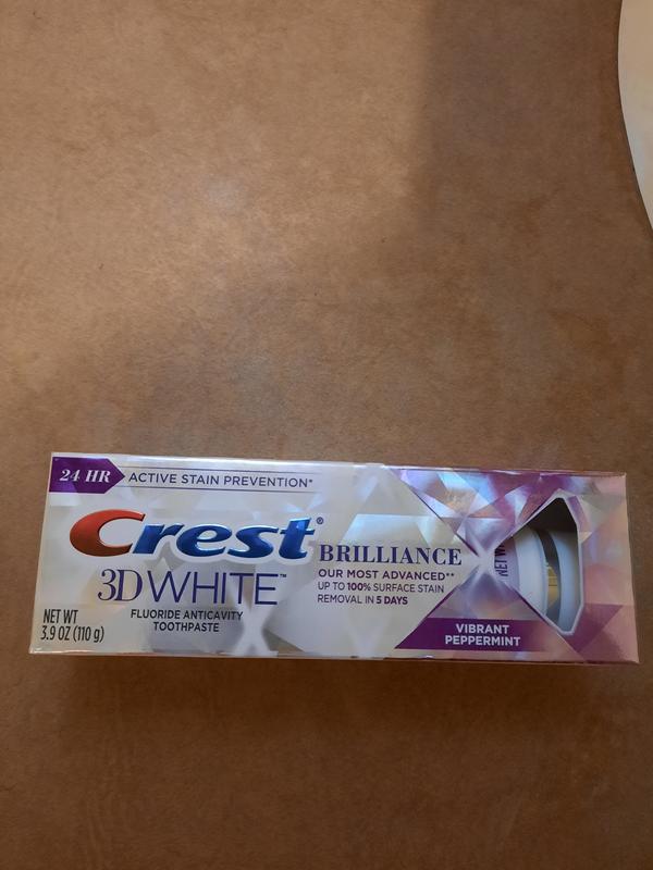 Crest 3D White Brilliance Toothpaste, Vibrant Peppermint | Crest