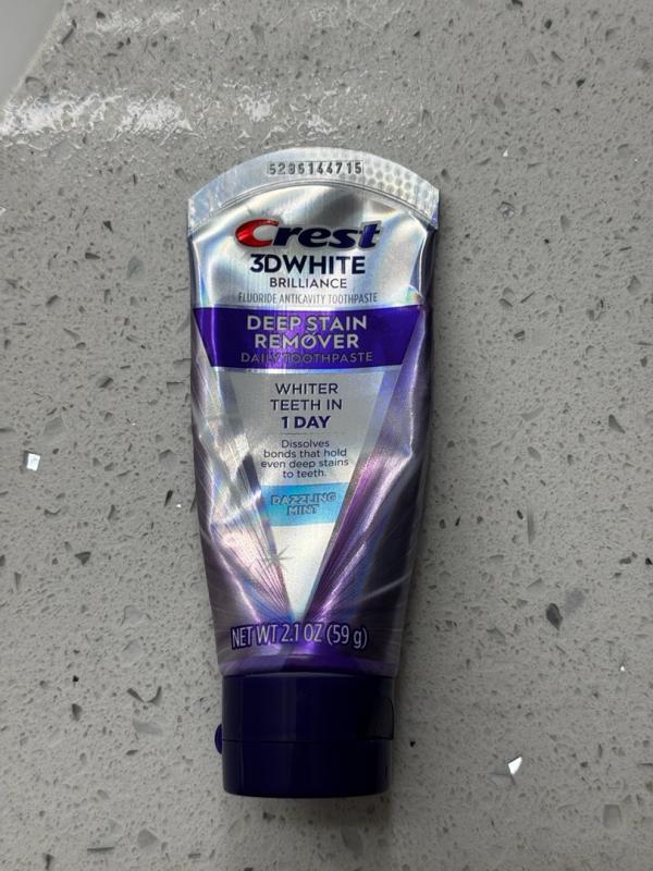 3DWhite Brilliance Deep Stain Remover Dazzling Mint Toothpaste | Crest