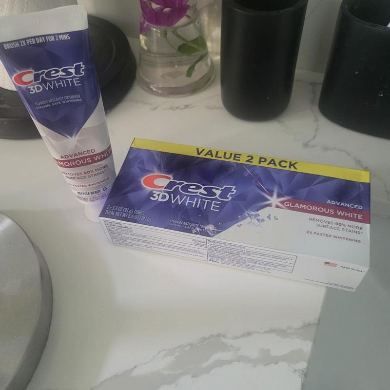 Crest 3D White Advanced Glamorous White Teeth Whitening