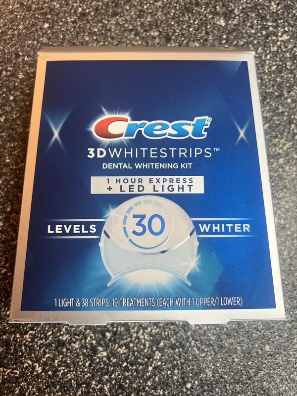 Crest 3DWhitestrips 1-Hour Express + LED Light