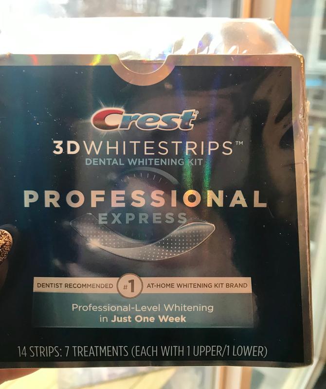 Crest 3D Whitestrips Professional Bright Levels 12 Teeth Whitening Kit, 18  Treatments, 1, 36.0 Count