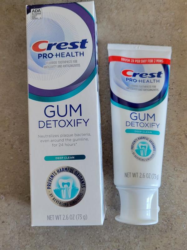Crest Pro-Health Gum Detoxify Deep Clean Toothpaste 4.8 oz Crest Pro-Health Gum Detoxify Deep Clean Toothpaste 4.8 oz